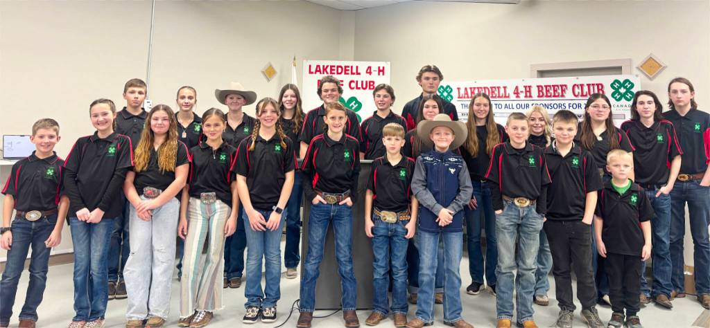 The Lakedell 4-H Beef club starts the New Year off right